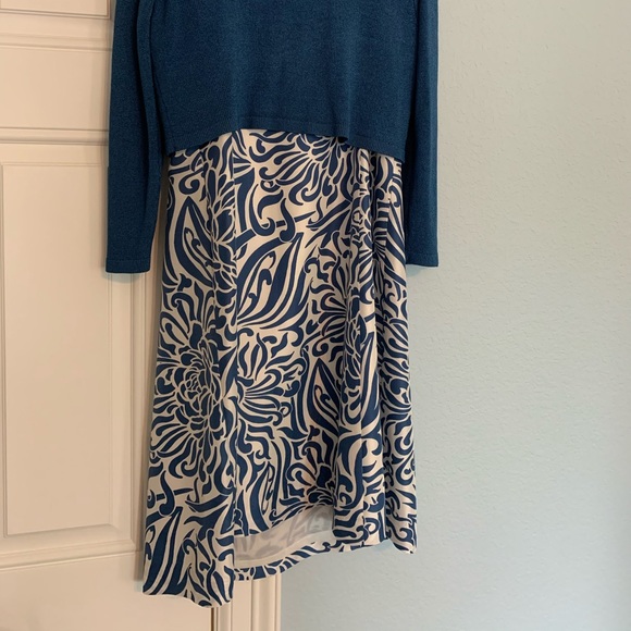 Ann Taylor EUC Strapless Dress, Cardigan Sz 8, M - Picture 2 of 6